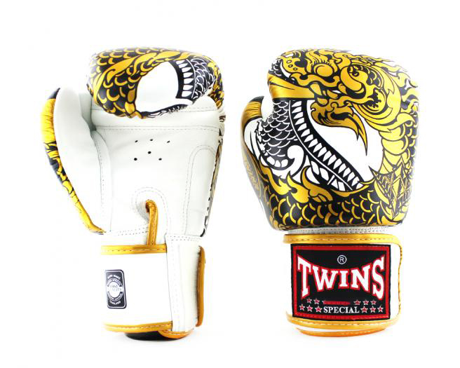 Twins Special Fancy Boxing Gloves NAGAS Velcro Genuine Leather - Muay ...