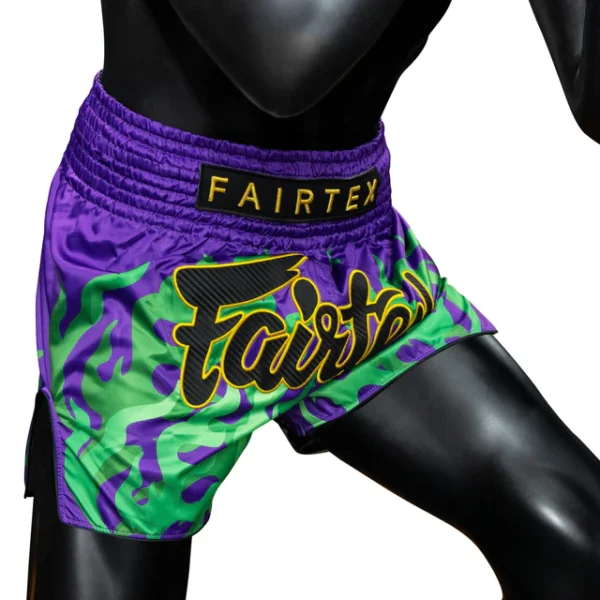 Fairtex Muay Thai Shorts - Jo Nattawut Limited Edition (Purple) - Image 6