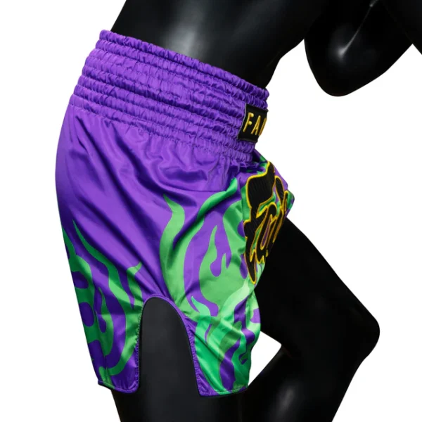 Fairtex Muay Thai Shorts - Jo Nattawut Limited Edition (Purple) - Image 7